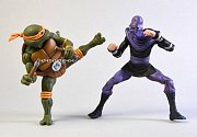 Teenage Mutant Ninja Turtles Action Figure 2-Pack Michelangelo vs Foot Soldier 18 cm --- DAMAGED PACKAGING