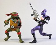 Teenage Mutant Ninja Turtles Action Figure 2-Pack Raphael vs Foot Soldier 18 cm