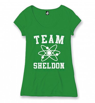 Teorie velkého třesku Dámské triko Team Sheldon (zelená)