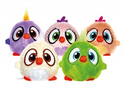 The Angry Birds Movie 2 Plush Figures with Sound 8 cm Hatchlings Slammers Display (12)