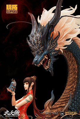 The Balance of Nine Skies Statue 1/7 Azure Dragon by PKking 50 cm