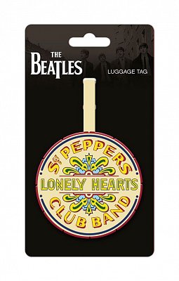 The Beatles Rubber Luggage Tag Sgt. Pepper Logo