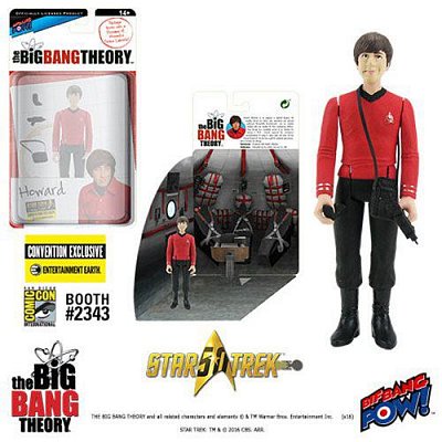 The Big Bang Theory Action Figures with Diorama Set Howard TOS EE Exclusive 10 cm