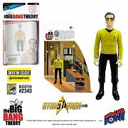 The Big Bang Theory Action Figures with Diorama Set Leonard TOS EE Exclusive 10 cm