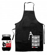 The Big Bang Theory cooking apron with oven mitt Knock Knock Penny!
