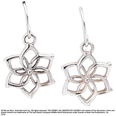 The Hobbit An Unexpected Journey Earrings Galadriel´s Flower (Sterling Silver)
