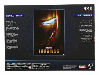 Akční figurky The Infinity Saga Marvel Legends 2021 Obadiah Stane & Iron Monger (Iron Man) 15 cm - Poškozený obal