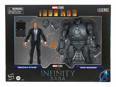 Akční figurky The Infinity Saga Marvel Legends 2021 Obadiah Stane & Iron Monger (Iron Man) 15 cm - Poškozený obal
