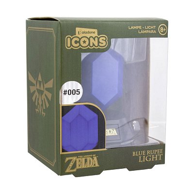 The Legend of Zelda 3D Icon Light Blue Rupee 10 cm