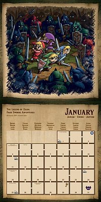 The Legend of Zelda Calendar 2021