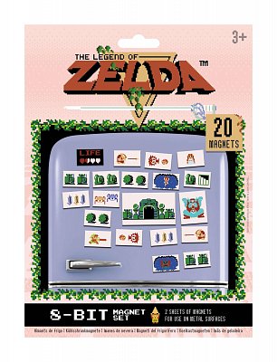 The Legend of Zelda Fridge Magnets Retro