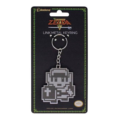 The Legend of Zelda Metal Keychain 8 Bit Link 7 cm