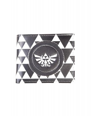 The Legend of Zelda Wallet Triforce Black & White