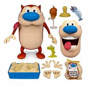 The Ren & Stimpy Show Deluxe Action Figure Stimpy 18 cm --- DAMAGED PACKAGING