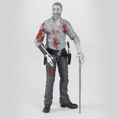 The Walking Dead Action Figure Rick (Bloody B&W) 15 cm