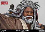The Walking Dead Statue Ezekiel & Shiva 33 cm --- DAMAGED PACKAGING