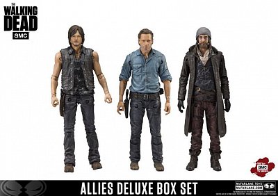 The Walking Dead TV Version Action Figure 3-pack Allies 13 cm