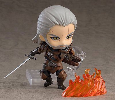 The Witcher 3 Wild Hunt Nendoroid Action Figure Geralt heo Exclusive 10 cm