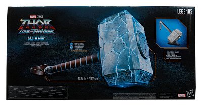 Thor: Love and Thunder Marvel Legends 1/1 Mighty Thor Mjolnir Premium elektronické kladivo 49 cm