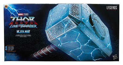 Thor: Love and Thunder Marvel Legends 1/1 Mighty Thor Mjolnir Premium elektronické kladivo 49 cm