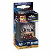 Thor: Love & Thunder Pocket POP! Vinylové přívěsky na klíče 4 cm displej Mighty Thor (12)