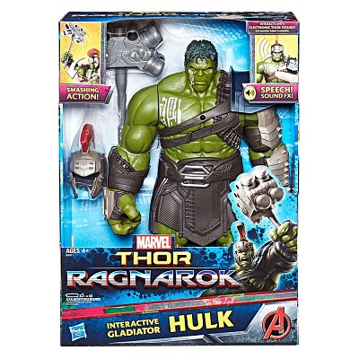 Thor Ragnarok Interactive Action Figure 2017 Hulk 35 cm --- DAMAGED PACKAGING