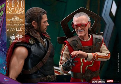 Thor Ragnarok Movie Masterpiece Action Figure 1/6 Stan Lee Hot Toys Exclusive 30 cm