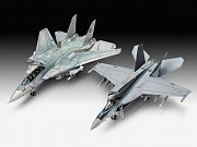 Top Gun Easy-Click Model Kit 1/72 F-14D Super Tomcat & F/A-18E Super Hornet - Poškozený obal
