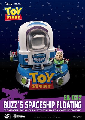 Toy Story Egg Attack Floating Model with Light Up Function Buzz\' Spaceship 13 cm