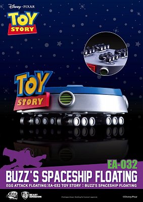 Toy Story Egg Attack Floating Model with Light Up Function Buzz\' Spaceship 13 cm