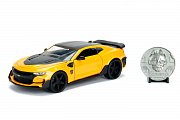 Transformers Diecast Model 1/24 2016 Chevy Camaro Bumblebee with Collectible Coin