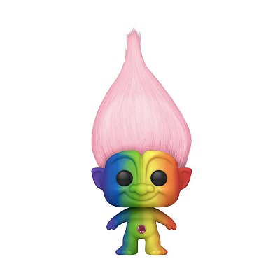Trolls Classic POP! Trolls Vinyl Figure Rainbow Troll w/Pink Hair Convention Exclusive 9 cm