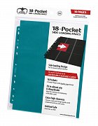 Ultimate Guard 18-Pocket Pages Side-Loading Petrol Blue (10)