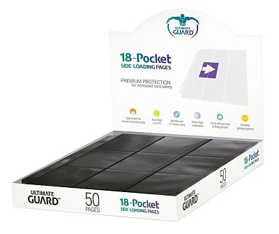 Ultimate Guard 18-Pocket Pages Side-Loading White (10)