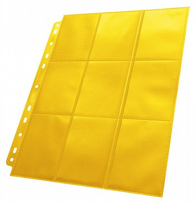 Ultimate Guard 18-Pocket Pages Side-Loading Yellow (50)