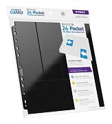 Ultimate Guard 24-Pocket QuadRow Pages Side-Loading Black (10)