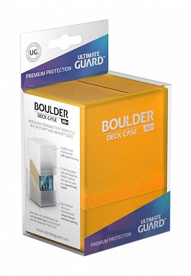 Ultimate Guard Boulder&trade; Deck Case 80+ Standard Size Amber
