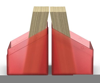 Ultimate Guard Boulder&trade; Deck Case 80+ Standard Size Ruby
