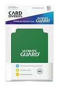 Ultimate Guard Card Dividers Standard Size Green (10)