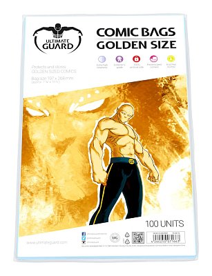 Ultimate Guard Comic Bags zlatá velikost (100)