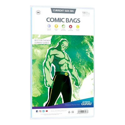 Ultimate Guard Comic Bags Resealable Magazine Size (100)