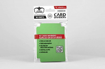 Ultimate Guard Dělící karty do krabiček standartní velikosti - 10 kusů (zelená)