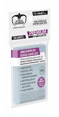 Ultimate Guard Premium Soft Sleeves for Board Game Cards Mini American (50)