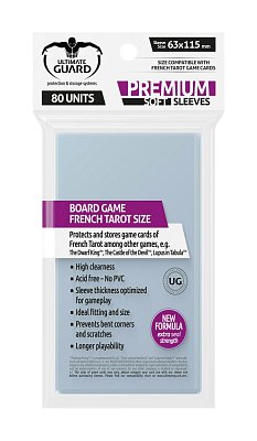 Ultimate Guard Premium Soft Sleeves for Cards French Tarot Cards (80)