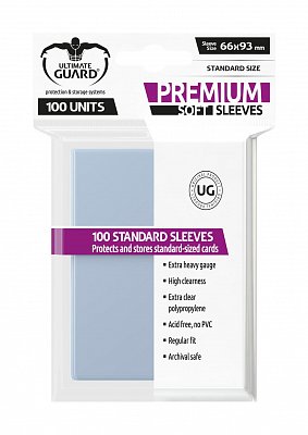 Ultimate Guard Premium Soft Sleeves Standard Size Transparent (100)