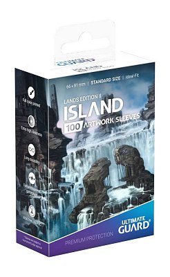 Ultimate Guard Printed Sleeves Standard Size Lands Edition II Island (100)