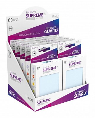 Ultimate Guard Supreme UX Sleeves Japanese Size Transparent (60)