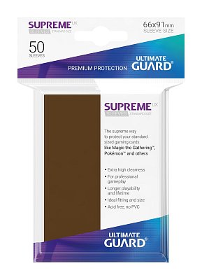 Ultimate Guard Supreme UX Sleeves Standard Size Brown (50)