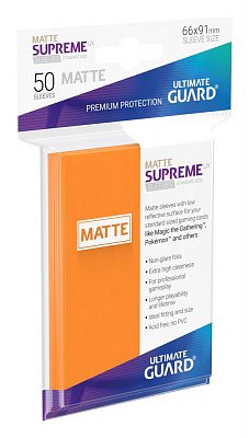 Ultimate Guard Supreme UX Sleeves Standard Size Matte Orange (50)