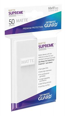 Ultimate Guard Supreme UX Sleeves Standard Size Matte White (50)